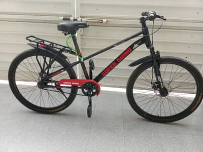 super shino new bicycle totally new with free wire lock