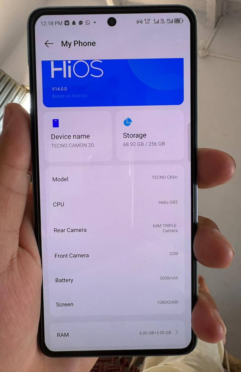 Tecno CAMON 20 1