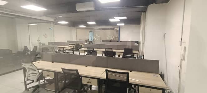 Furnished 9 Marla second floor office for rent phase 1.