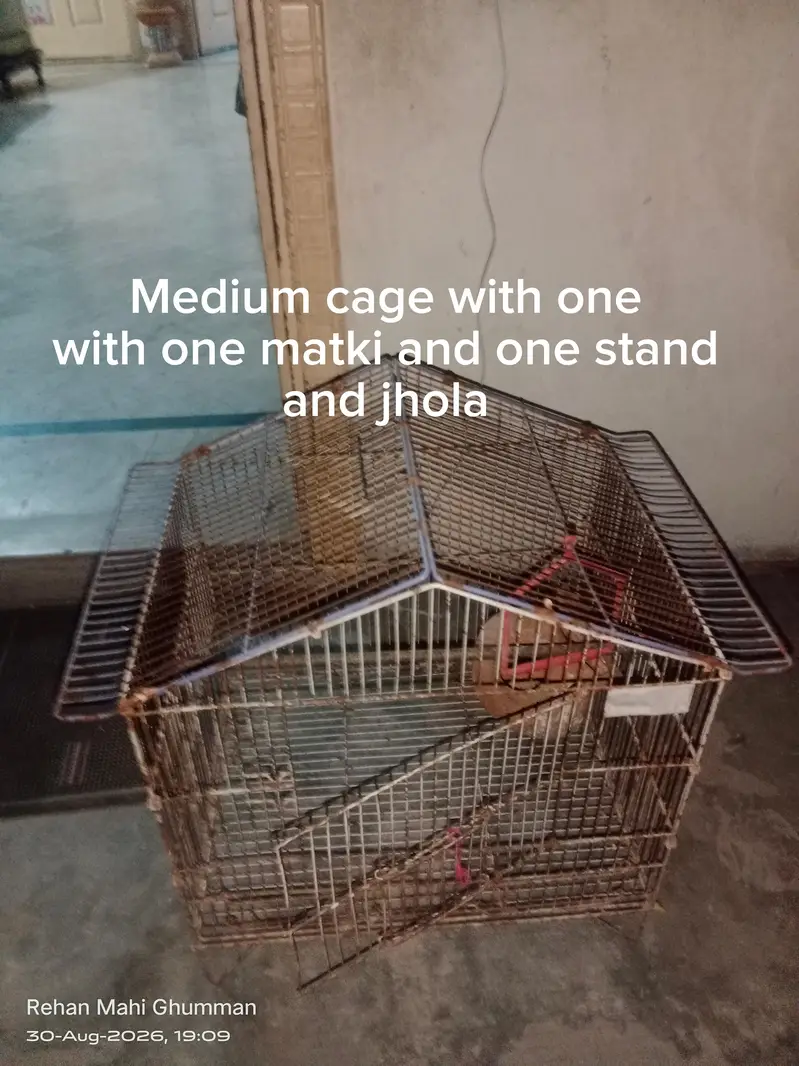 parrot cages 3 size small medium large — photo 2