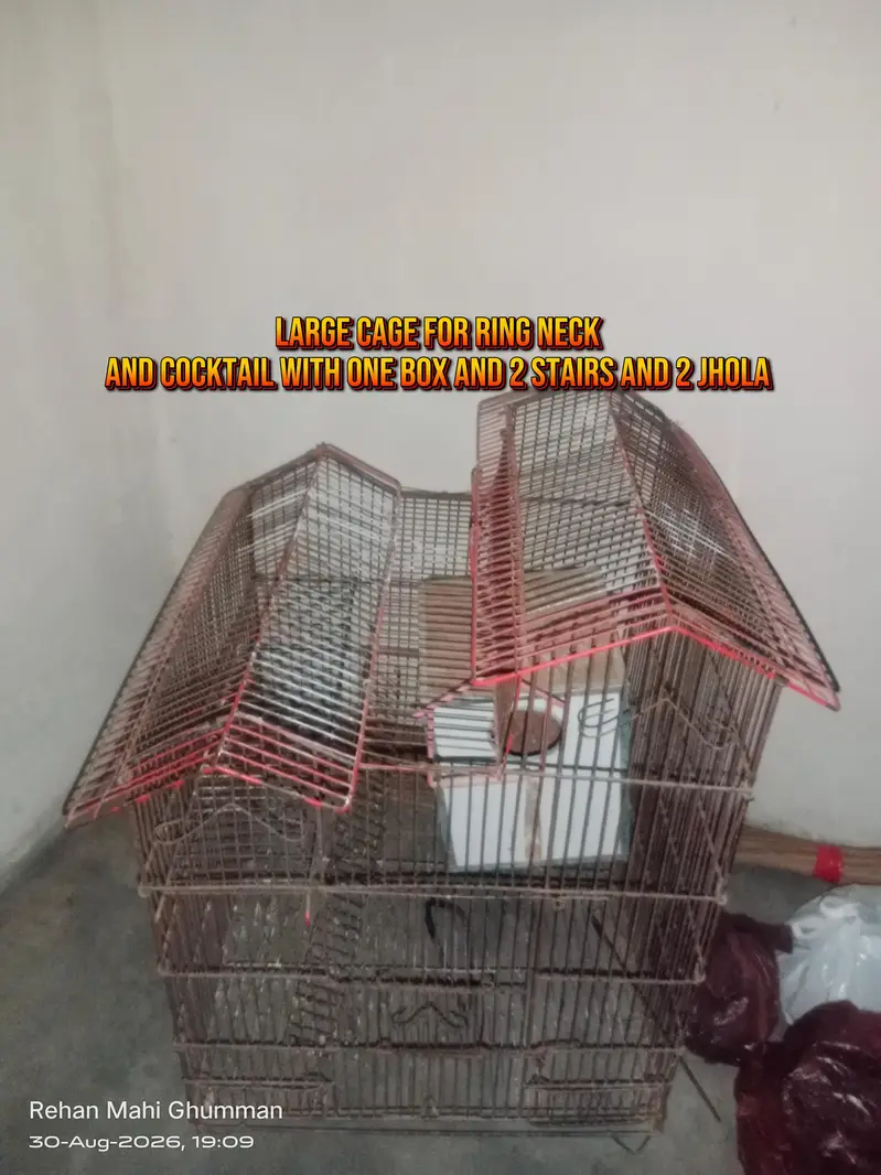 parrot cages 3 size small medium large — photo 3