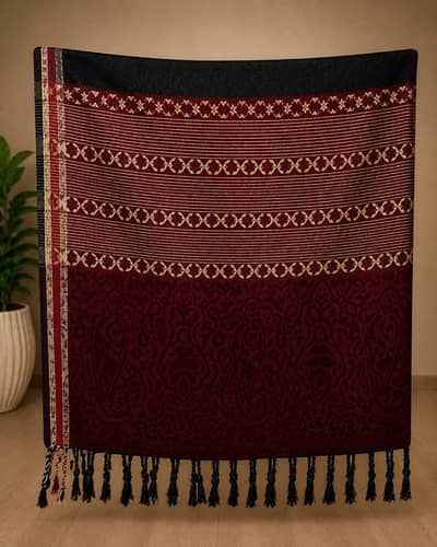 Premium Ladies Printed Winter Shawl | 88×44