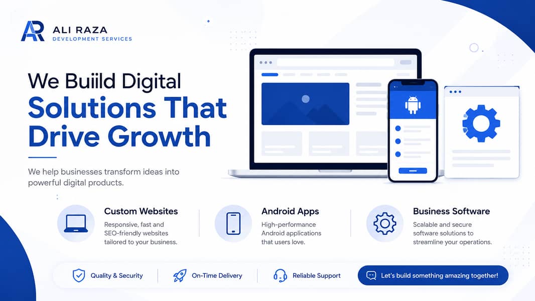 Website, Android App & Software Development – Affordable & Profession 2