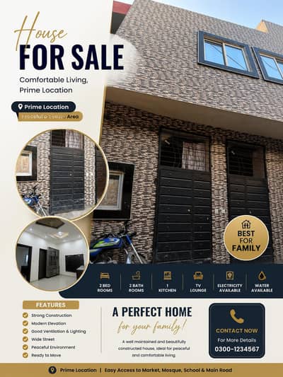 1.5 Marla Double Story House For Sale – Harbanspura Road Lahore