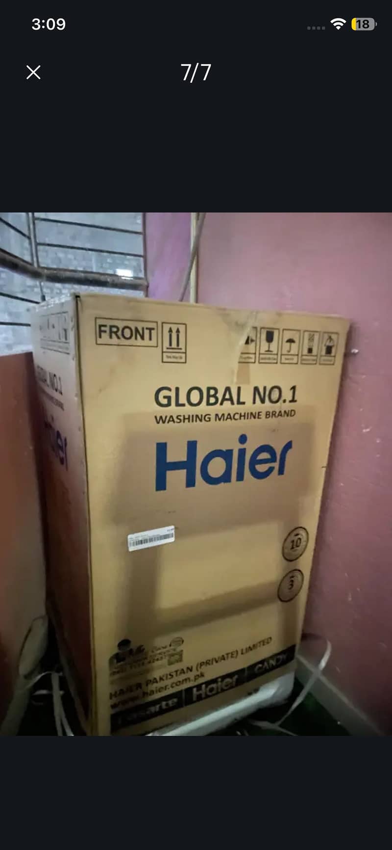 Haier fully automatic washing machine 2