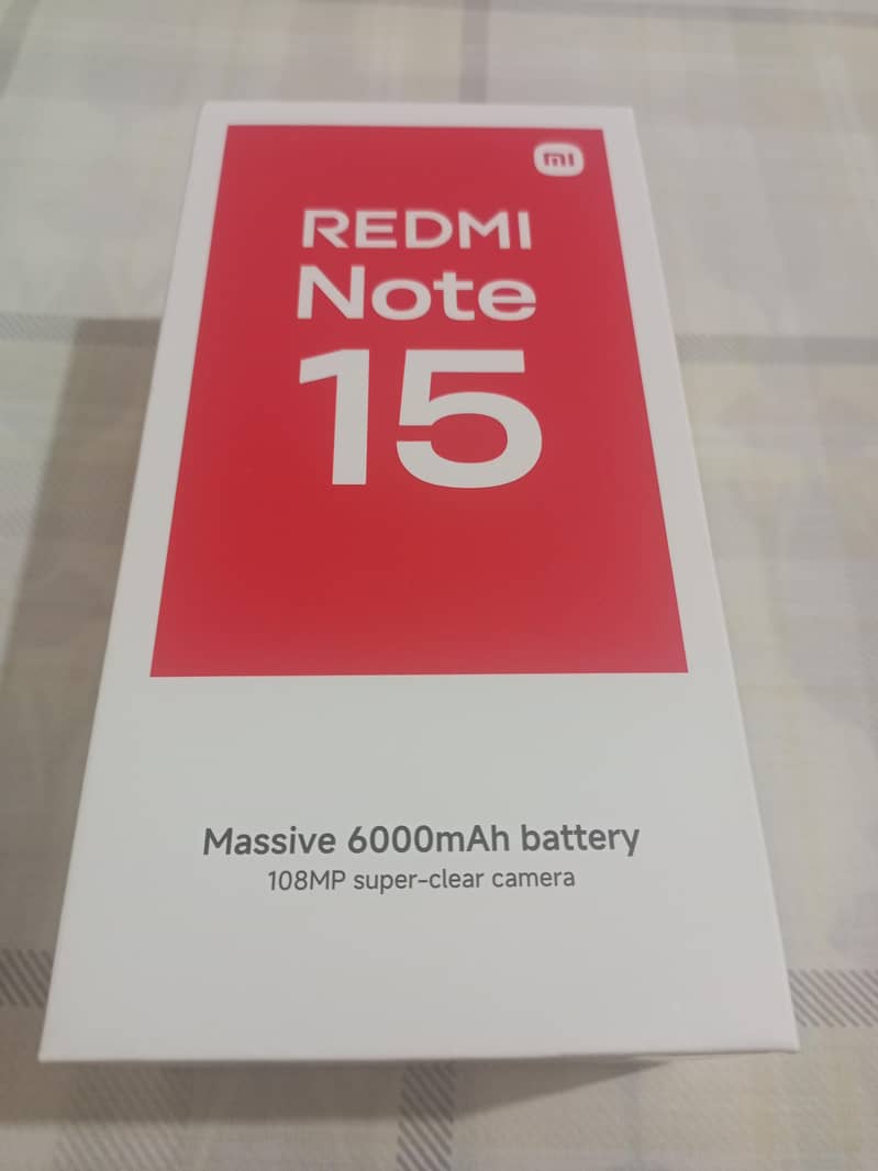 Redmi note 15 0