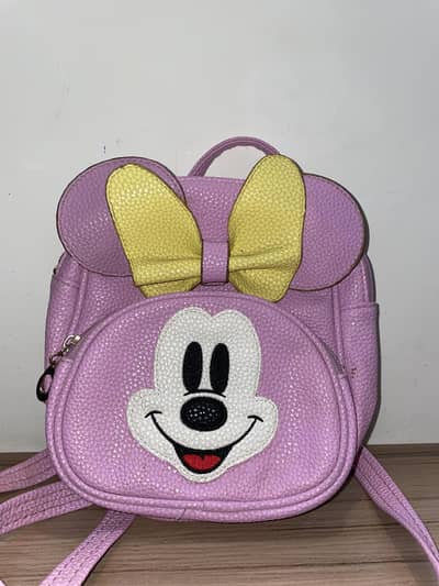 kids Minnie mouse backpack
