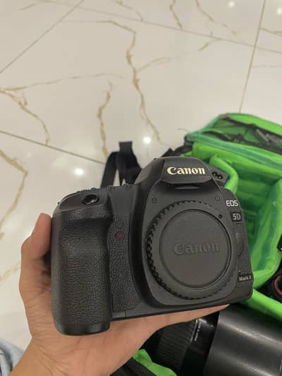 Canon 5D Mark II with 2 lenses