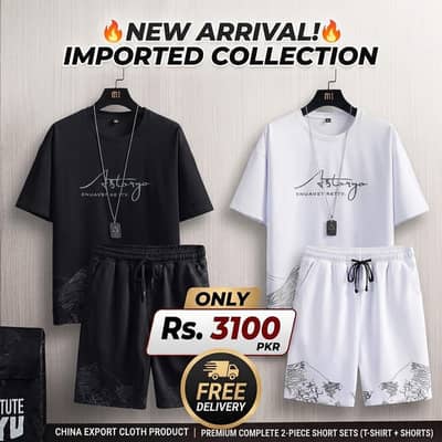 New china exported Shirts & shorts with free delivery