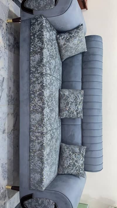 Premium 3+2 Grey Sofa Set | Like New | 1 Week Used | Urgent Sale
