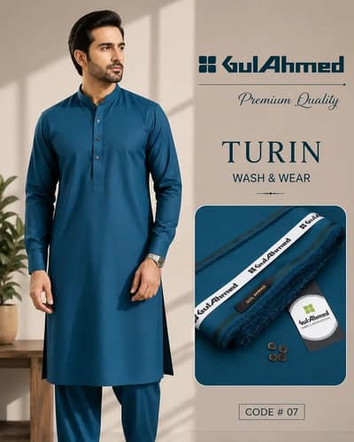 Men’s Unstitched Suit  Plain Fabric Suit