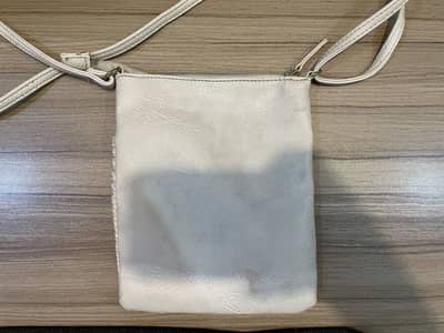 Off white crossbody bag
