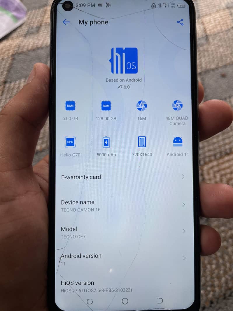 Tecno CAMON 16 SE 1