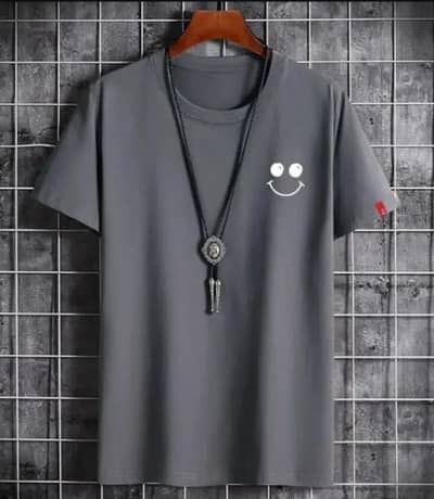 1 Pc Men's Cotton Printed T-Shirt
