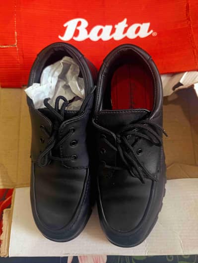 Bata School Shoes Black Boots 2026 model  8 Number only 2 days used