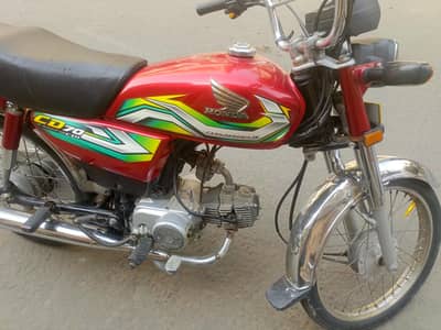 honda CD 70 Model 2023 New Condition Home use