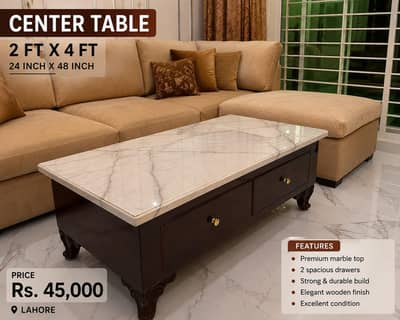 Center Table for Sale - 2*4
