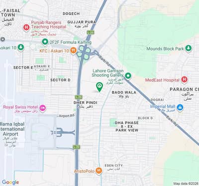 Direct 2 Kanal Residential Plot Block G At Investor Rate In Ex Park View DHA Phase 8