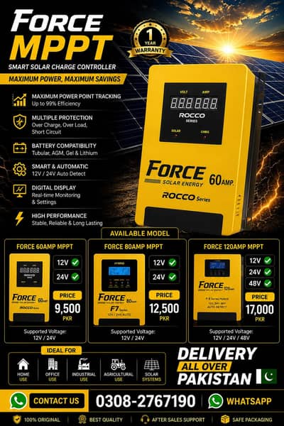 Force MPPT Charge Controllers