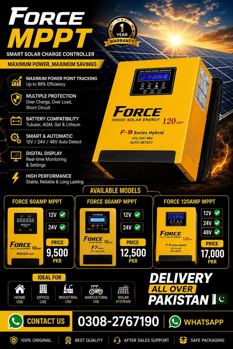 Force MPPT Charge Controllers 2