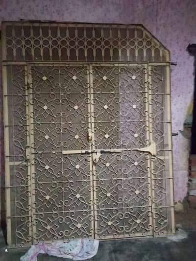 iron grill door