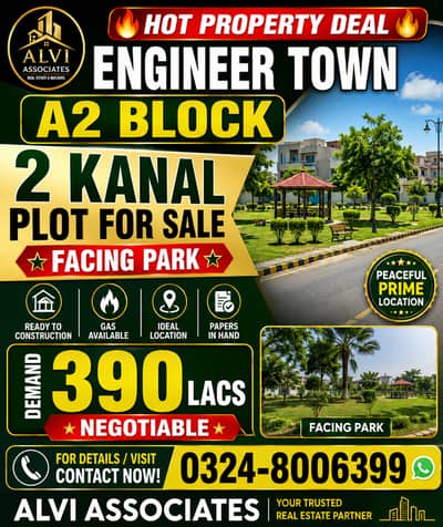 Engineer Town A2 Block 2 Kanal Plot For Sale On Ideal Location