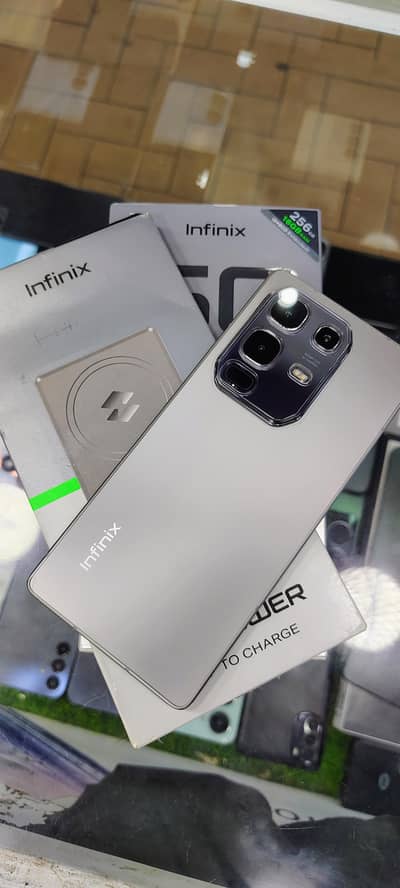 Infinix Note 50 with wireless charger