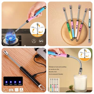 Electric lighter for gas stoves, candles and outdoor fire