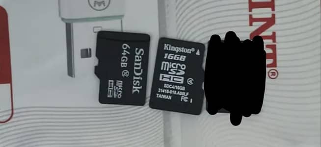 Sandisk & Kingston 64GB & 16GB Memory Card Original