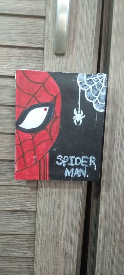 spiderman theme painting