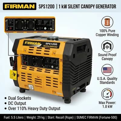 Fireman SPS  1200 1 KV gernator for sale