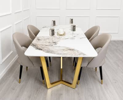 6 Seater Dining Table Set | dining chairs | dining table | dining set