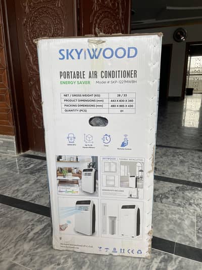 SKYWOOD portable air conditioner (energy saver) MODEL SKP-1221MWBH