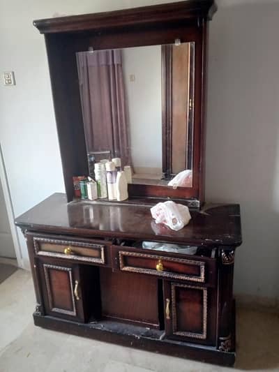 wooden dressing table
