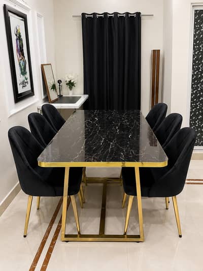6 seater dining table | wooden dining | restaurant furniture in Lahor