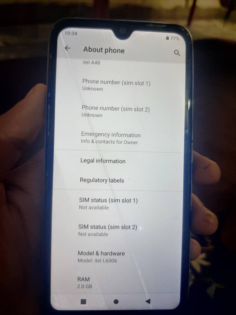 Itel A48 2