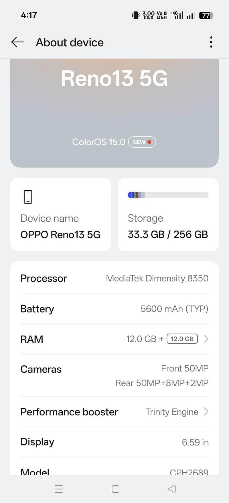 OPPO Reno13 0