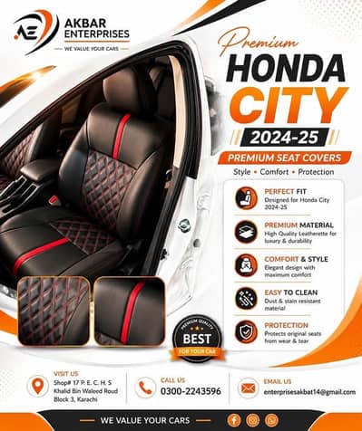 City 2026 Synthetic Seat cover