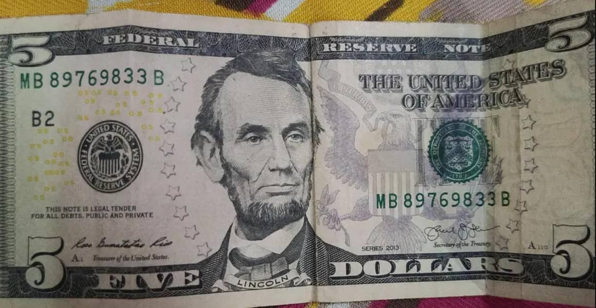 5$ Dollar Note 0