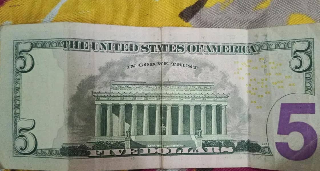 5$ Dollar Note 1