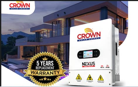Crown 6KW Solar Inverter + 620W Solar Panels | Best Price in Lahore |