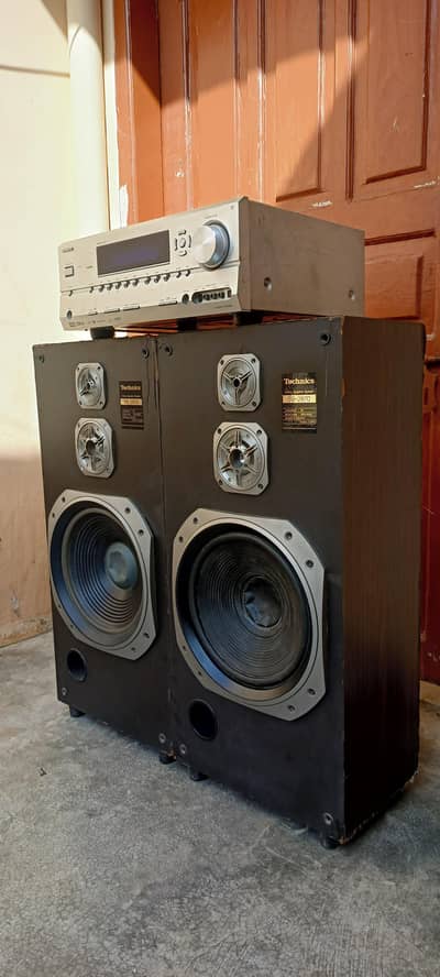 Technics SB-2870 Speakers with Onkyo TX-SA604 Receiver