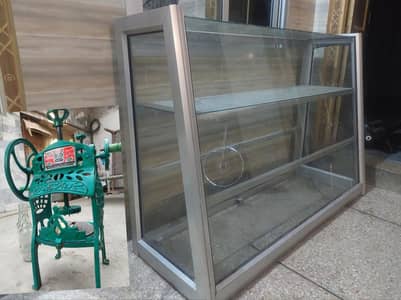 Food Display Counter with Gola Machine Lahore 03035025406