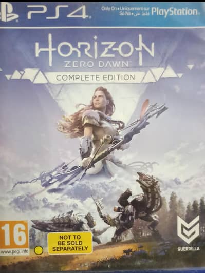 Horizon zero dawn complete edition ps4 game disc