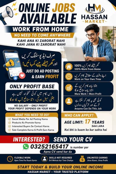 is ma job ma salary nahi ha bas profits base Kam ha
