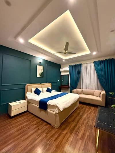F-10 Excellent 666 SQY Triple Storey House Beautiful Fully Furnished House Along With Basement All New Proper 7 Bedrooms, Proper 7 Attached Bathrooms Modern Fittings Along With Marbled Flooring Drawing Dining, TV Lounge, All New Kitchen