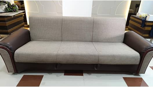 Premium Sofa Cum Bed – Excellent Condition – Faisalabad