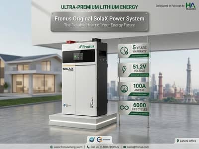 Fronus SolaX 5.12kWh Lithium Battery (51.2V 100A) - HA TRADERS