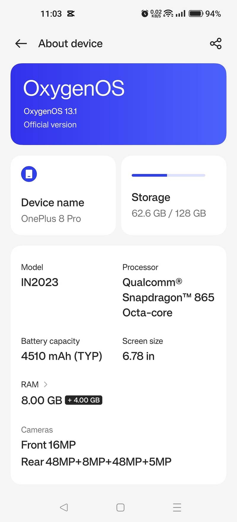 One Plus 8 Pro 3