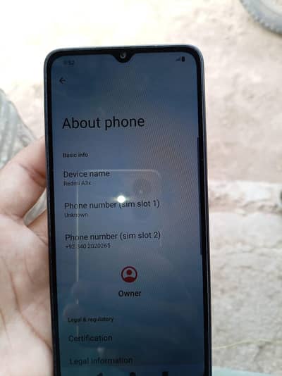 Xiaomi Redmi A3 with box and charger